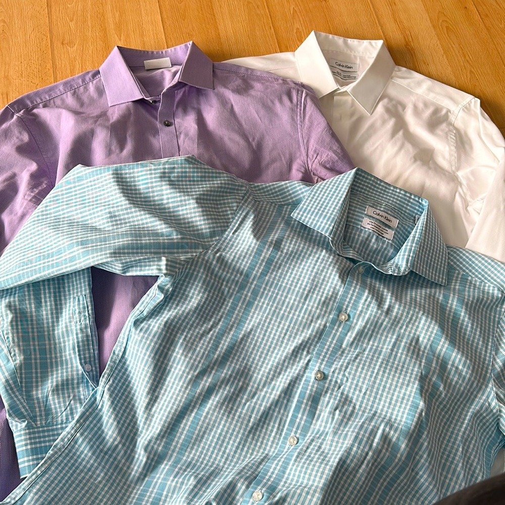 Calvin Klein dress shirt bundle